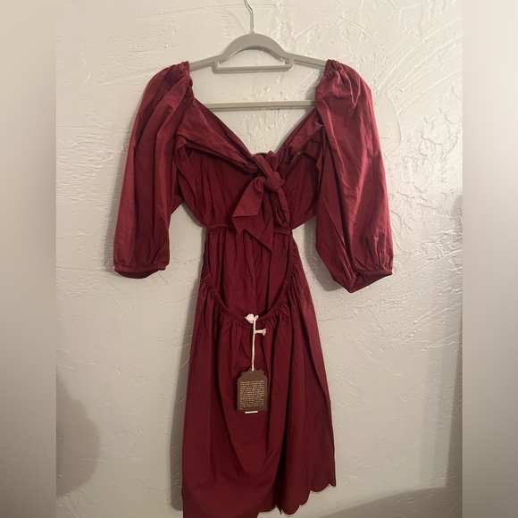 Anthropologie Forever That Girl Scalloped Mini Dress - Picture 5 of 7